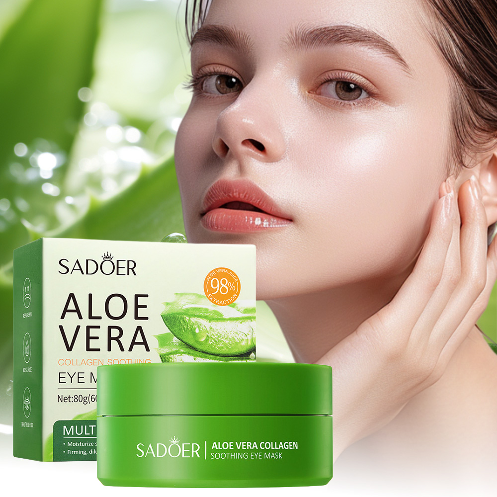 Sheet Mask Collagen - SADOER Aloe Vera Kolajen Yatıştırıcı Göz