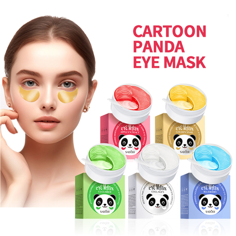 Sheet Mask Collagen - 60 adet SADOER Kristal Kollajen Göz
