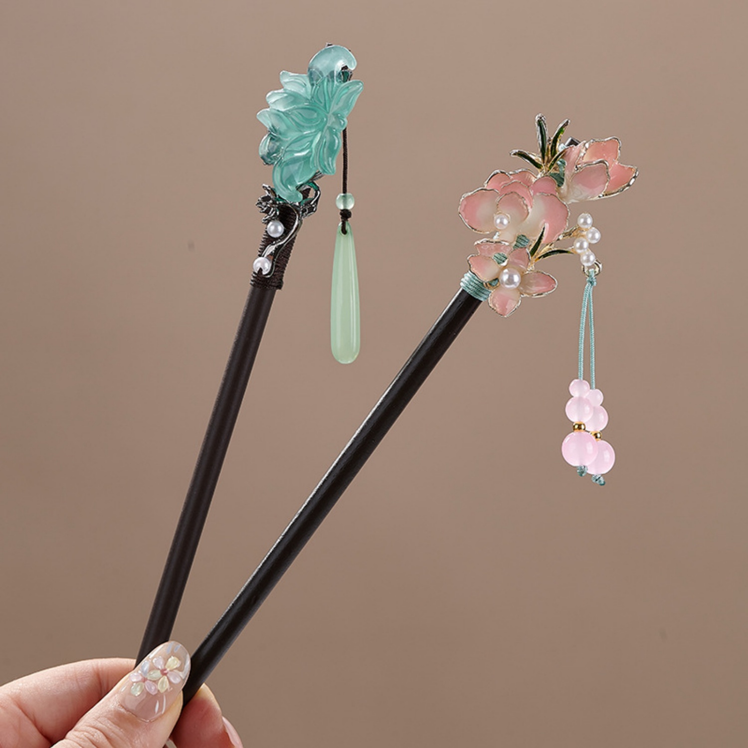 Vintage çiçek saç tokası kadın - Hanbok Hair Pin incelemesi ve fiyatı
