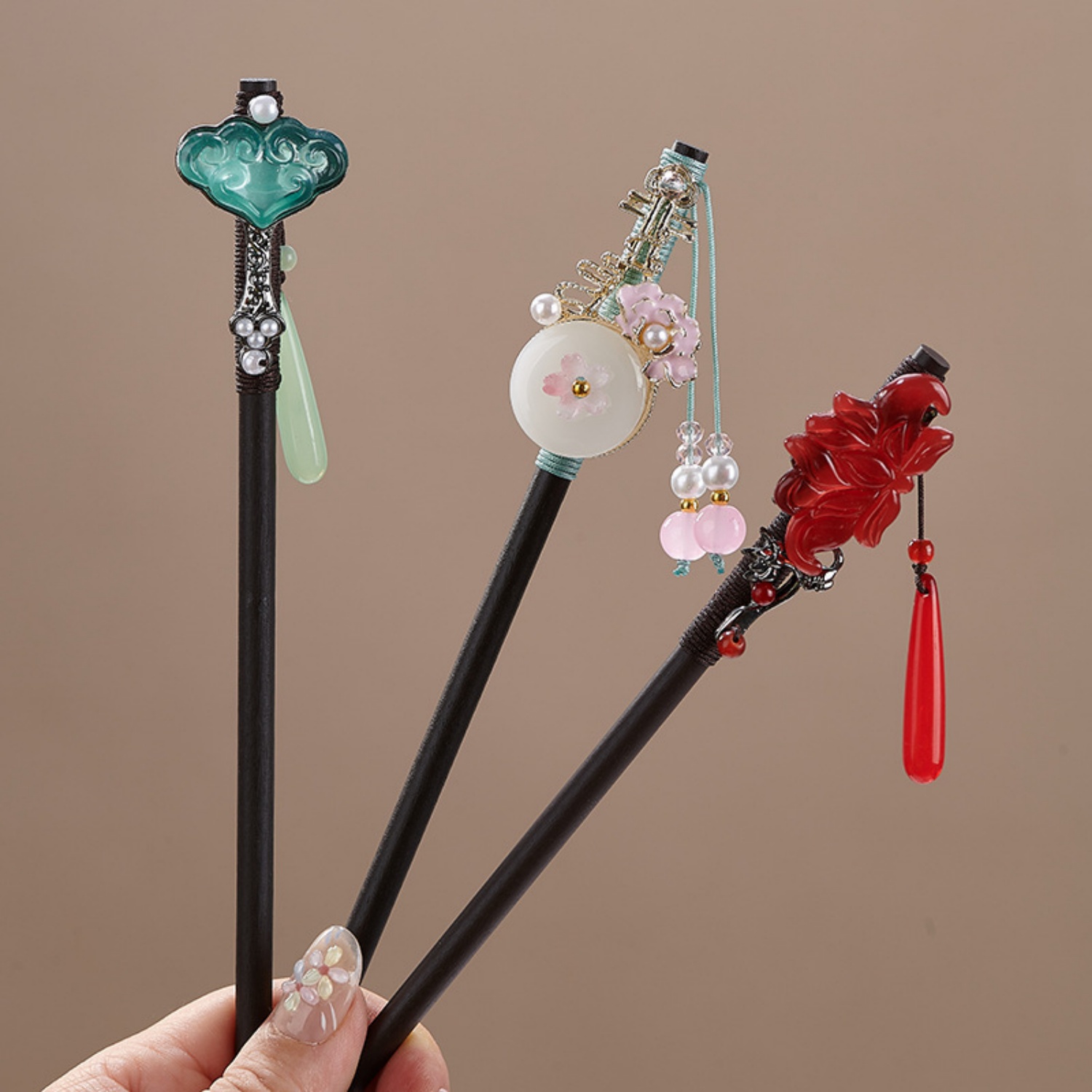 Vintage çiçek saç tokası kadın - Hanbok Hair Pin incelemesi ve fiyatı