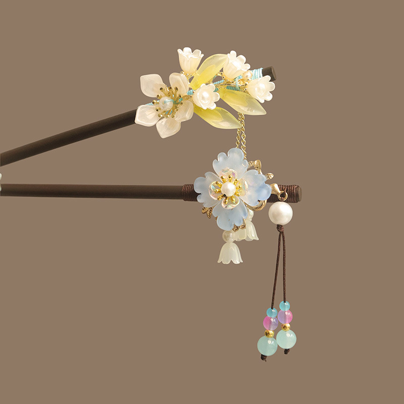 Çiçek Püskül Inci Saç Sopa Ahş - Hanbok Hair Pin incelemesi ve fiyatı